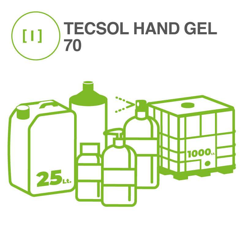TECSOL HAND GEL 70